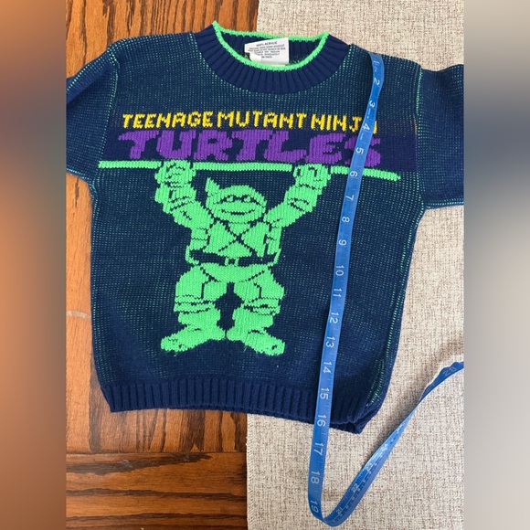 Teenage Mutant Ninja Turtles Kids Sweater - Blue and Green - Picture 6 of 8